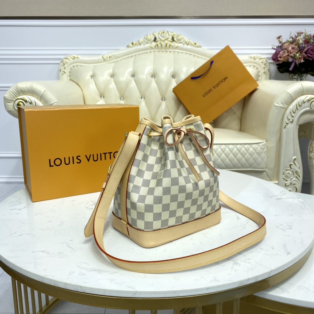 Louis Vuitton NOE BB Handbag Damier Azur N41220